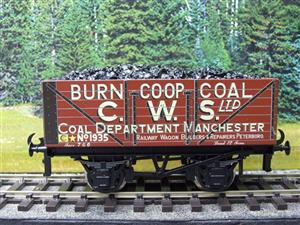 Ace Trains O Gauge G/5 Private Owner "Burn Co.Op Coal C.W.S Ltd" No.1935 Coal Wagon 2/3 Rail image 7