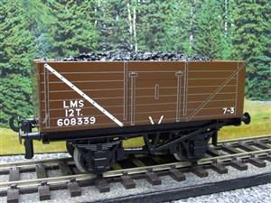 Ace Trains O Gauge G/5 Private Owner "LMS" R/N 608339 Brown Coal Wagon 2/3 Rail image 5