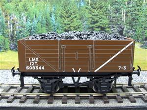 Ace Trains O Gauge G/5 Private Owner "LMS" R/N 608344 Brown Coal Wagon 2/3 Rail image 6