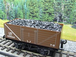 Ace Trains O Gauge G/5 Private Owner "LMS" R/N 608344 Brown Coal Wagon 2/3 Rail image 8