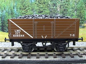 Ace Trains O Gauge G/5 Private Owner "LMS" R/N 608344 Brown Coal Wagon 2/3 Rail image 10
