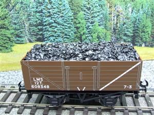 Ace Trains O Gauge G/5 Private Owner "LMS" R/N 608348 Brown Coal Wagon 2/3 Rail image 1