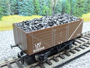 Ace Trains O Gauge G/5 Private Owner "LMS" R/N 608348 Brown Coal Wagon 2/3 Rail image 5