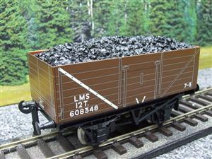 Ace Trains O Gauge G/5 Private Owner "LMS" R/N 608348 Brown Coal Wagon 2/3 Rail image 7