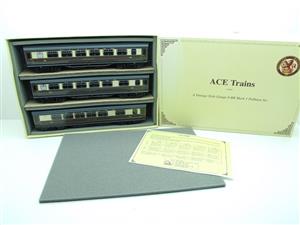 Ace Trains O Gauge C14B BR MK 1 Pullman Coaches x3 Set B Bxd 2/3 Rail Grey Roofs image 2