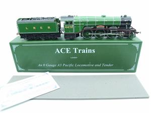 Ace Trains O Gauge E6 LNER Green A3 Pacific Round Dome "Flying Scotsman" R/N 4472 Elec 3 Rail Bxd image 2