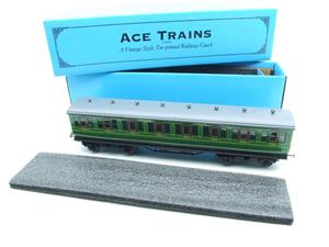 Ace Trains O Gauge C1 "Southern" SR Green All 1st Non Corridor Passenger Coach Boxed image 2