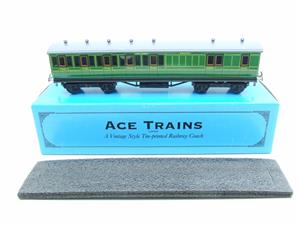 Ace Trains O Gauge C1 "Southern" SR Green 3rd Brake End Non Corridor Passenger Coach Boxed image 1