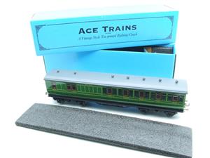 Ace Trains O Gauge C1 "Southern" SR Green 3rd Brake End Non Corridor Passenger Coach Boxed image 2