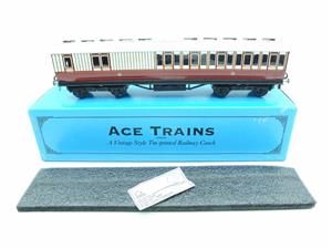 Ace Trains O Gauge C1 "Caledonian Railway" CR 3rd Brake End Non Corridor Passenger Coach Boxed image 1