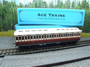 Ace Trains O Gauge C1 "Caledonian Railway" CR All 3rd Non Corridor Passenger Coach Boxed image 3