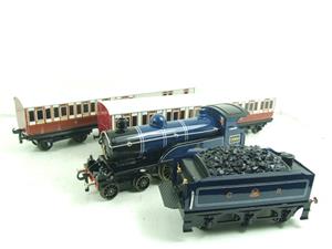 Ace Trains O Gauge E3S CR Blue Caledonian 4-4-0 Loco & Coach Set Fitted Seating Electric 3 Rail Bxd image 3