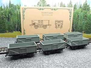 Darstaed O Gauge 16 Ton Mineral Coal Open Wagon Set A x6 Set Bxd image 2