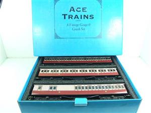 Ace Trains O Gauge C1 CR "Caledonian Railway" Passenger NC Coaches x3 Set Boxed image 1