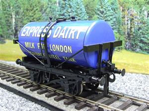 ACE Trains - Darstaed O Gauge Blue "Express Dairy Milk" Tanker Wagon 2/3 Rail image 2