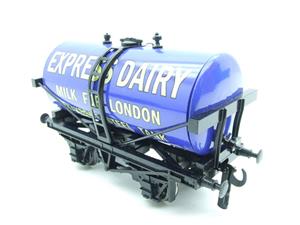 ACE Trains - Darstaed O Gauge Blue "Express Dairy Milk" Tanker Wagon 2/3 Rail image 4