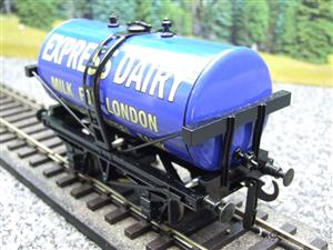 ACE Trains - Darstaed O Gauge Blue "Express Dairy Milk" Tanker Wagon 2/3 Rail image 6