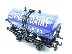 ACE Trains - Darstaed O Gauge Blue "Express Dairy Milk" Tanker Wagon 2/3 Rail image 9