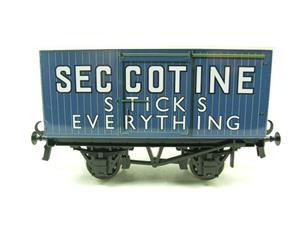 Ace Trains O Gauge G2 Private Owner Tinplate "Seccotine" Stick Everything Van Wagon image 1