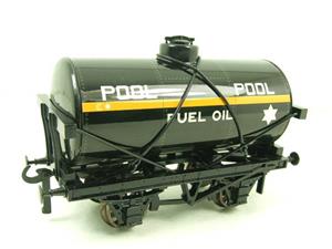 Ace Trains O Gauge G1 Four Wheel "Pool" Black Fuel Tanker Tinplate image 3