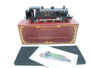Darstaed O Gauge LNER Black 2-6-2T Tank Loco R/N 4515 Red Wheel Electric 3 Rail Boxed image 1