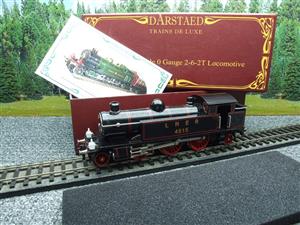 Darstaed O Gauge LNER Black 2-6-2T Tank Loco R/N 4515 Red Wheel Electric 3 Rail Boxed image 3