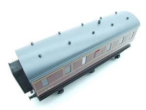 Darstaed O Gauge "LMS" Period II Maroon Six Wheel Stove Van R/N 2860 Boxed 2/3 Rail Running image 10