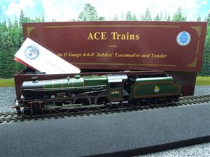 Ace Trains O Gauge E18D1 BR Green Jubilee Class Loco & Tender "Kolhapur" R/N 45593 Elec 2/3 Rail image 3