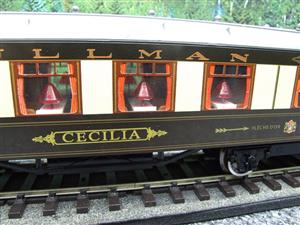 Darstaed O Gauge Golden Arrow Kitchen 1st "Cecilia" Grey Roof Pullman Coach 2/3 Rail Boxed image 9
