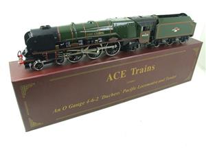 Ace Trains O Gauge E12H1 BR Duchess Pacific "Queen Elizabeth" R/N 46221 Elec Bxd image 2