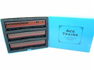 Ace Trains O Gauge C1 "NZR" New Zealand Railway x3 Coaches Set Boxed image 1