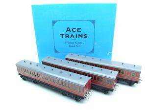 Ace Trains O Gauge C1 "NZR" New Zealand Railway x3 Coaches Set Boxed image 2