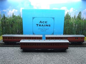 Ace Trains O Gauge C1 "NZR" New Zealand Railway x3 Coaches Set Boxed image 3