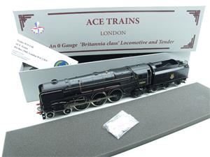 Ace Trains O Gauge E27A BR Black "Britannia Class" Loco & Early Logo Tender R/N 70000 Bxd image 2