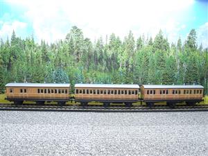 Ace Trains O Gauge C24 LNER Six Wheel Grey Roof Clemenson x3 Coaches Set 2 Bxd image 5