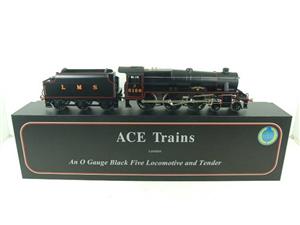Ace Trains O Gauge E19A3 LMS Satin Black 5 “Ayrshire Yeomanry” R/N 5156 Bxd 2/ 3 Rail image 1
