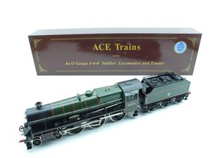 Ace Trains O Gauge E18/D1 BR Green Jubilee Class Loco & FOWLER Tender "Kolhapur" R/N 45593 Elec 2/3 Rail image 3