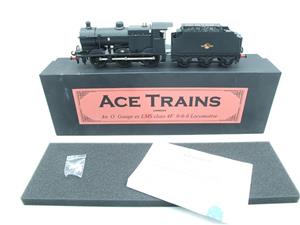 Ace Trains O Gauge E5S Fowler 4F Class 0-6-0 Loco and Tender Un-Numbered Post 56 BR Logo Satin Black image 1