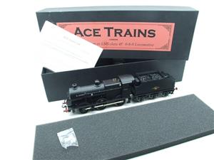Ace Trains O Gauge E5S Fowler 4F Class 0-6-0 Loco and Tender Un-Numbered Post 56 BR Logo Satin Black image 3