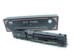 Ace Trains O Gauge E28E1 BR Pre 56 Class 9F Loco & Tender R/N 92118 Satin Black Elec 2/3 Rail Bxd image 2