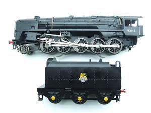 Ace Trains O Gauge E28E1 BR Pre 56 Class 9F Loco & Tender R/N 92118 Satin Black Elec 2/3 Rail Bxd image 6