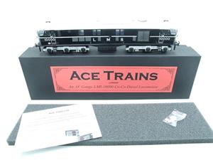 Ace Trains O Gauge E39A1 LMS Gloss Black Silver roof & bogies 10000 Co-Co Diesel 2/3 Rail NEW Boxed image 1