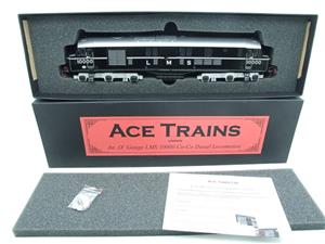 Ace Trains O Gauge E39A1 LMS Gloss Black Silver roof & bogies 10000 Co-Co Diesel 2/3 Rail NEW Boxed image 3