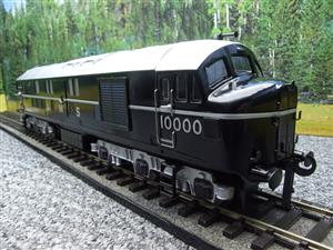 Ace Trains O Gauge E39A1 LMS Gloss Black Silver roof & bogies 10000 Co-Co Diesel 2/3 Rail NEW Boxed image 5