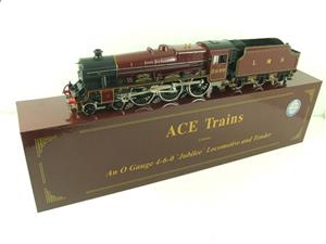 Ace Trains O Gauge E18C3 LMS Maroon Jubilee "Galatea" R/N 5699 Electric 2/3 Rail Boxed image 2