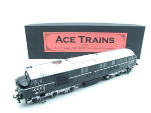 Ace Trains O Gauge E39C2 Semi Gloss Black Silver roof & bogies. No Logo R/N 10001 image 2