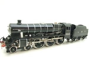 Ace Trains O Gauge E18A1 LMS Gloss Black Loco & Tender "Silver Jubilee" R/N 5552 Elec 2/3 Rail Bxd Rare image 3