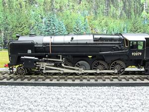 Ace Trains O Gauge E28/D1 BR 9F Loco & Tender "Unlined Gloss Satin Black" Pre 56 R/N 92079 Electric 2/3 Rail NEW Bxd image 4