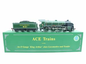 ACE Trains, O Gauge, E/34-B3, SR Gloss Lined Olive Green "Sir Lamorak" R/N 451 Brand New Boxed image 2