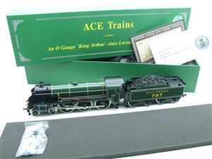 ACE Trains, O Gauge, E/34-B3, SR Gloss Lined Olive Green "Sir Blamor De Ganis" R/N 797 Brand New Boxed image 1